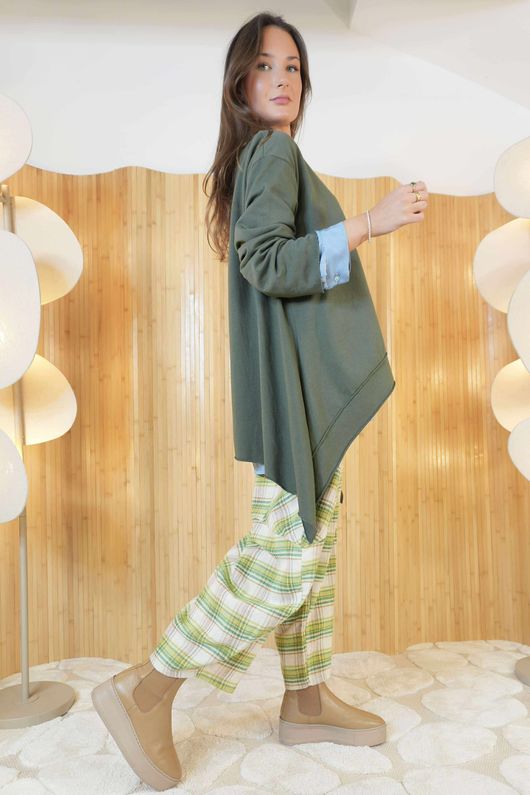 Apres Dip Side Top Khaki /13=